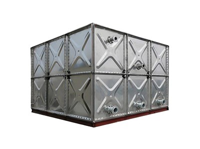hot dip galvanized water tank, HDG water tank, galvanized steel storage tank, modular galvanized tank, fire water tank, Shandong AIKE
