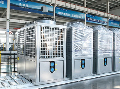 modular air-cooled unit, modular cooling unit, air cooled chiller module, HVAC cooling system, commercial cooling unit, Shandong AIKE