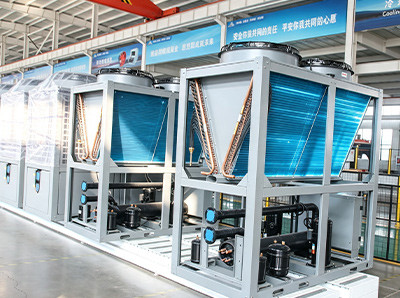 air source heat pump, air cooled heat pump unit, ASHP, air to water heat pump, heating and cooling heat pump, Shandong AIKE